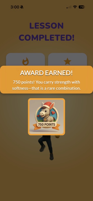 Gamified experience
